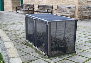 Image of a captive breeding cage at Penrith Centre