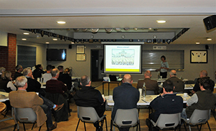 Image of presentation at pig roadshow