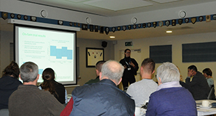 Image of presentation at pig roadshow