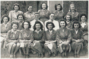 Photo of the female technical staff team at CVL in a group photo.