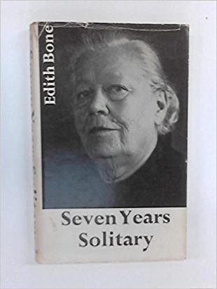 Photo of the book that Dr Edith Bone wrote entitled 'Seven Years of Solitary.'