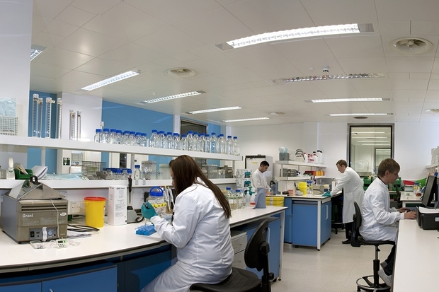 Image of laboratory workers working in a laboratory