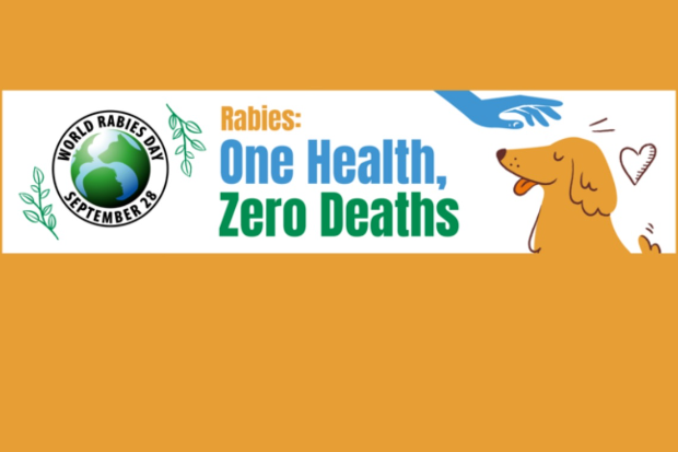 Image of the Rabies Day logo - Rabies: One Health, Zero Deaths