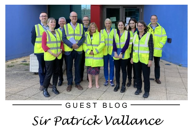 Group image with the words, "Guest Blog, Sir Patrick Vallance"