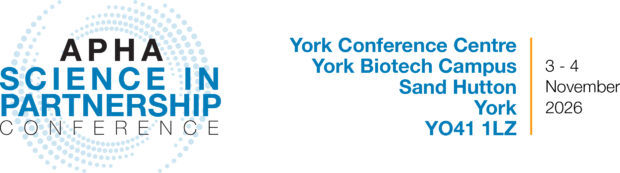 APHA Science in Partnership Conference Logo; Lakeside Conference Centre, York Biotech Campus, Sand Hutton, York, YO41 1LZ ; 3-4 November 2026